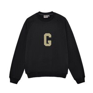 Fear of God Essentials G-Letter Flocked Print Streetwear Hoodie Season 7
